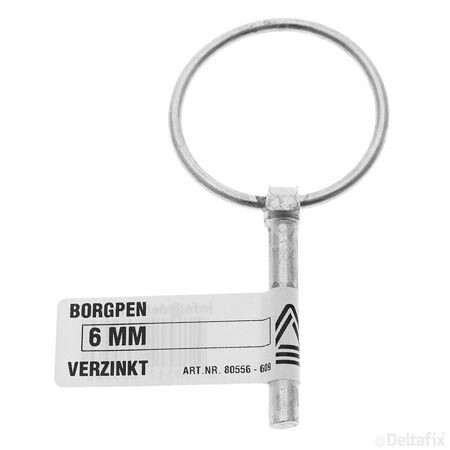 BORGPEN 6,0MM VERZINKT