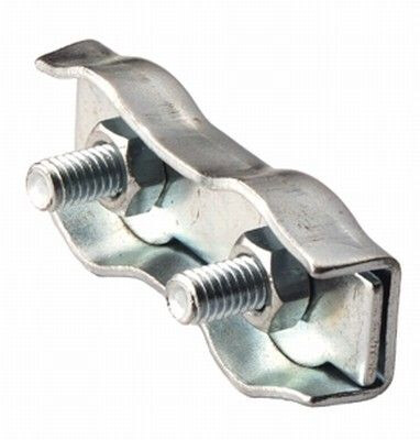 STAALDRAADKLEM 6MM DUPLEX VERZINKT