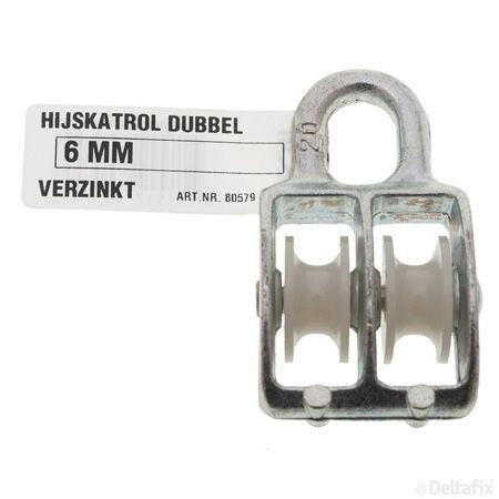HIJSKARTOL DUBBEL 8MM VERZINKT