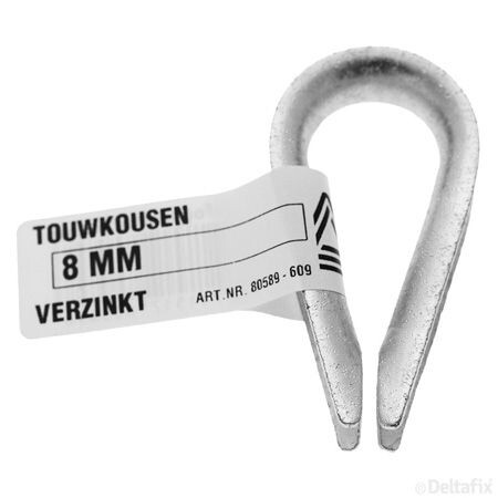 TOUWKOUS 6MM VERZINKT