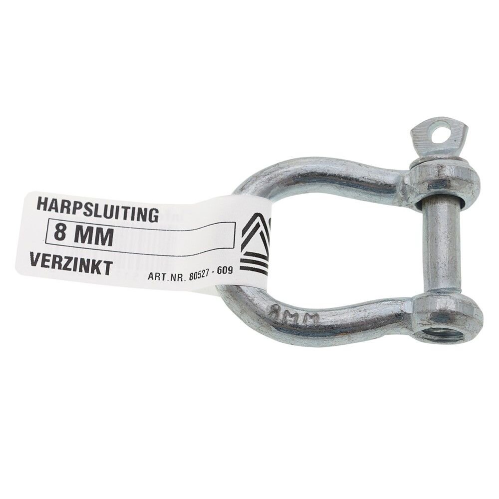 RVS HARPSLUITING 8MM