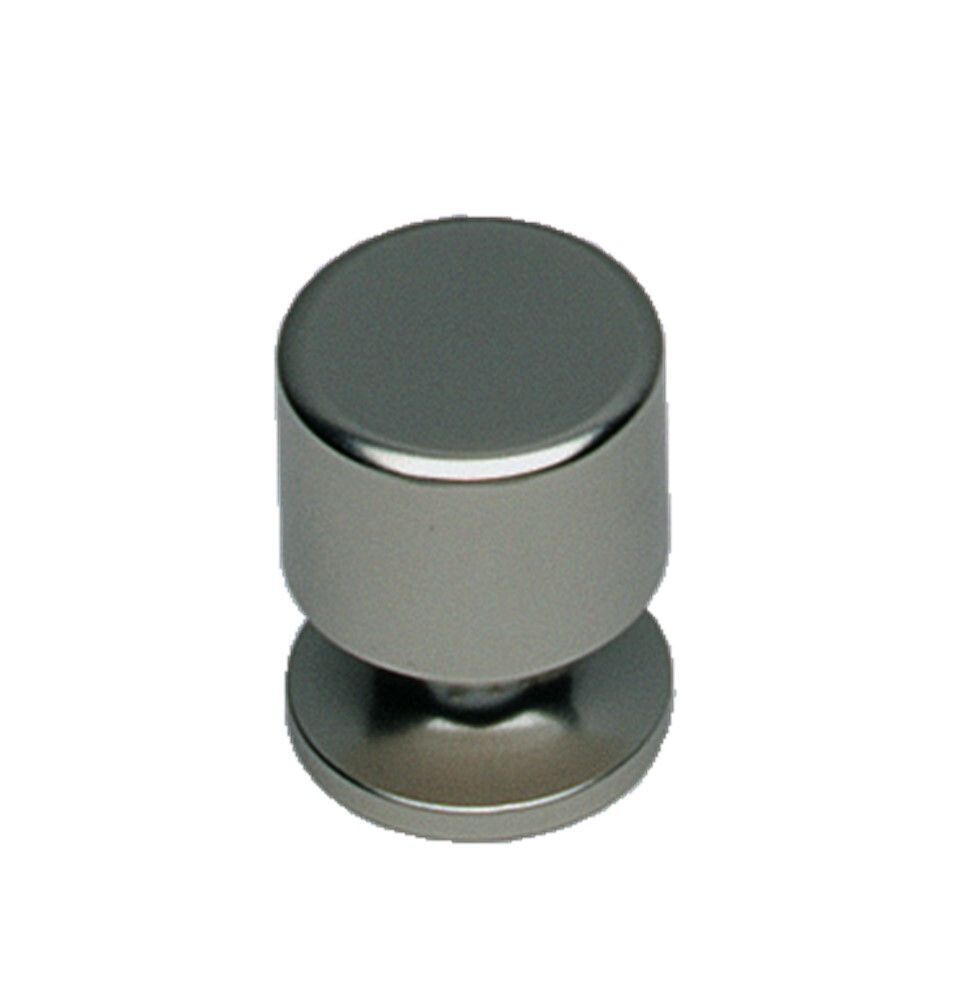 KNOP RECHT ROND 25MM NIKKEL MAT
