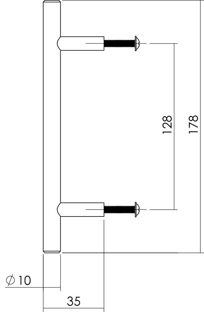 KEUKENGREEP RVS 10/128/178