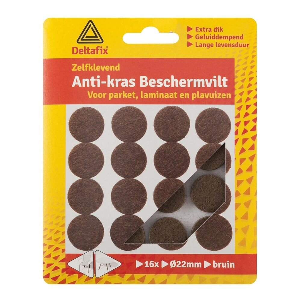 ANTI-KRASVILT ROND 22MM BRUIN