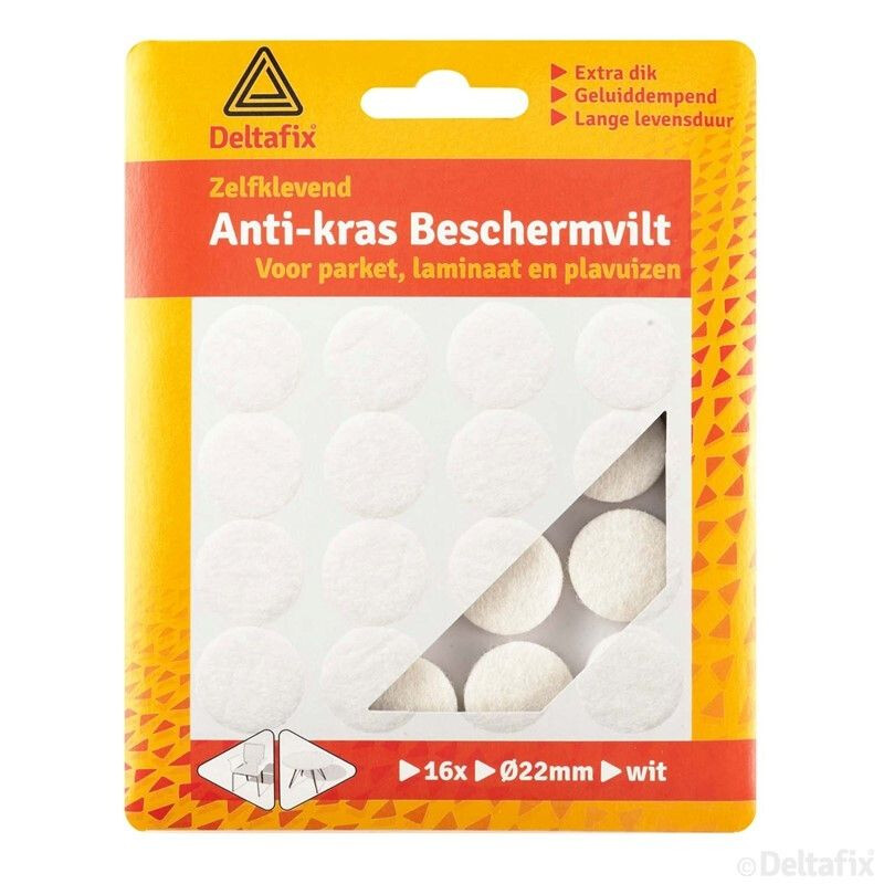 ANTI-KRASVILT ROND 22MM WIT