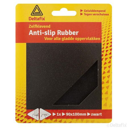 ANTI-SLIPRUBBER 90 X 100MM ZWART