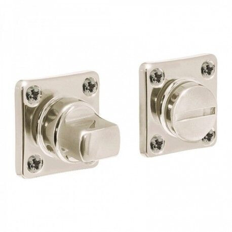 WC-SLUITING 8MM BASIC VIERKANT NIKKEL