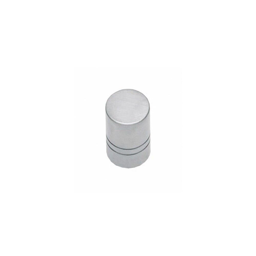 KNOP BOLROND ACHTERPLAAT 25MM RVS GEBORSTELD