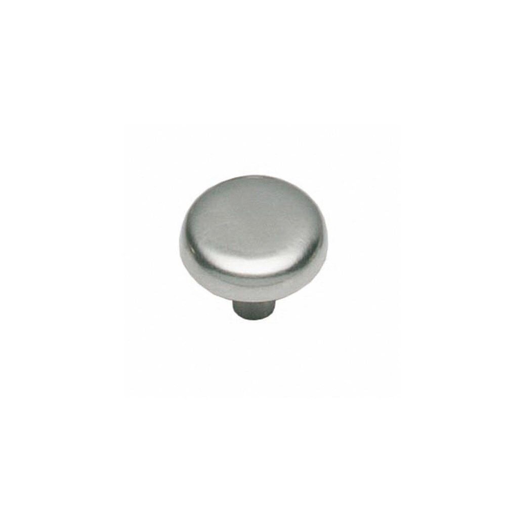 KNOP BOL MET PLAAT 30MM NIKKEL MAT