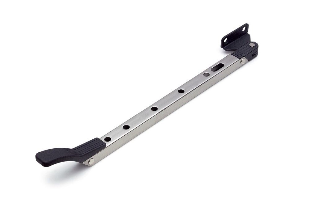 RAAMUITZETTER BUI. RVS/ZWART 30CM
