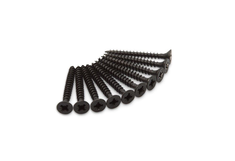 SCHROEVEN RVS/ZWART 4,5 X 40MM POZYDRIVE (10 ST)