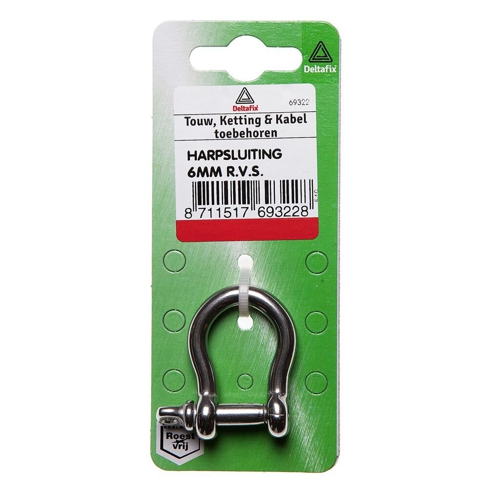 HARPSLUITING 5MM RVS A4