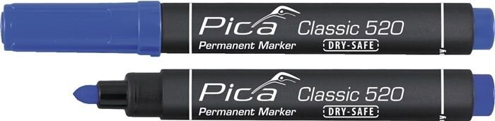 PERMANENT MARKER RONDE PUNT BLAUW