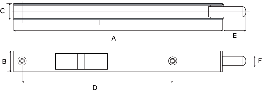 DX KANTSCHUIF 220X20MM ZWART
