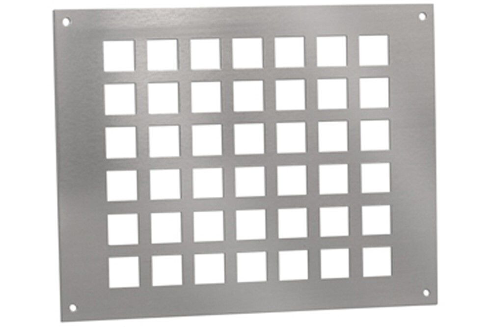 VENTILATIEPLAAT 250 X 200MM ALUMINIUM