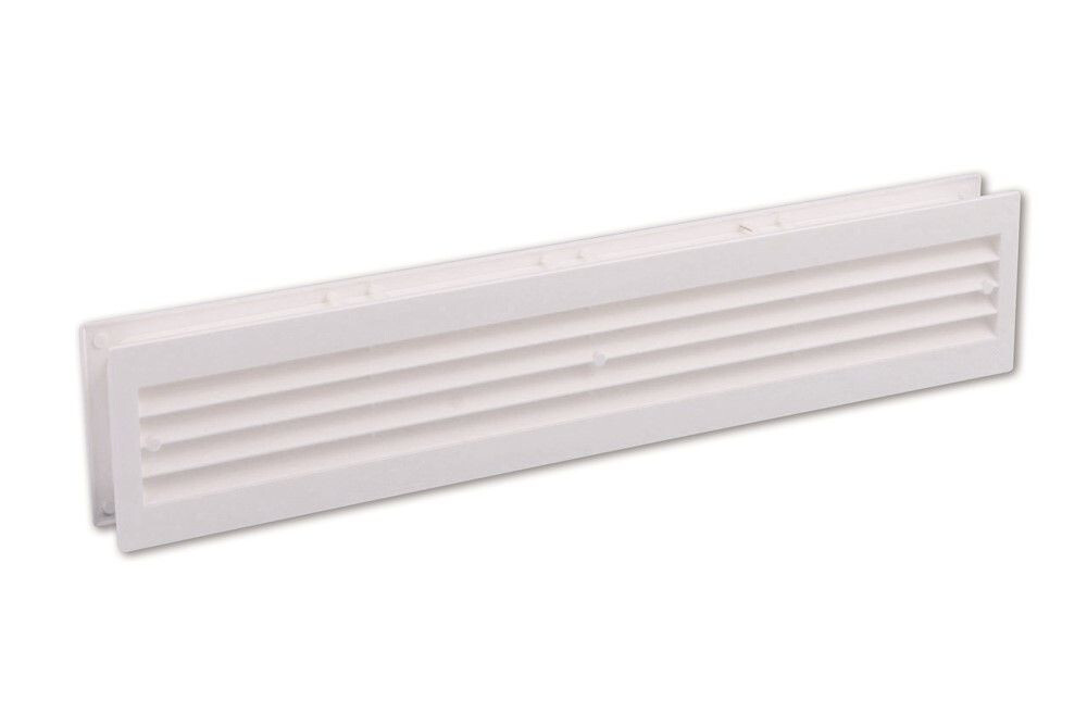 DEURVENTILATIEROOSTER 455 X 90MM WIT
