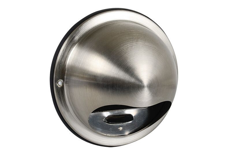 BUITENROOSTER BOL MODEL Ø 100MM RVS MET GAAS