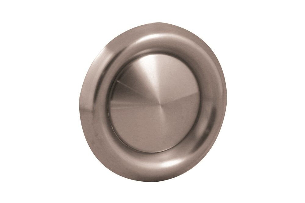 RVS AFZUIGVENTIEL MET KLEMMEN Ø 125MM