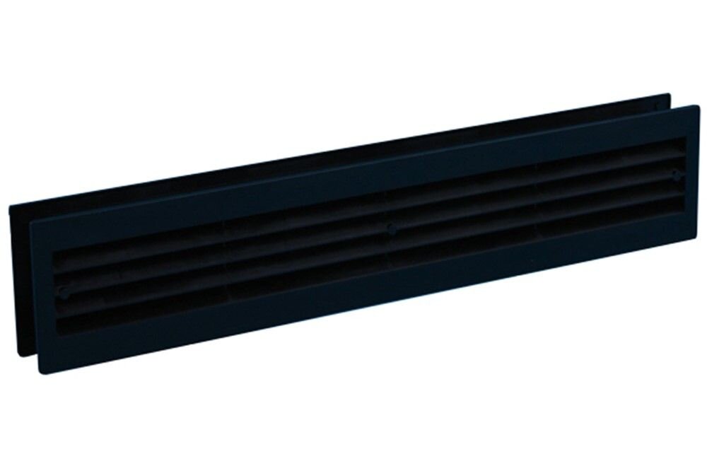 DEURVENTILATIEROOSTER 455 X 90MM ZWART