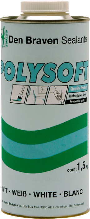 POLY SOFT 1,5 KG INCL. VERHARDER WIT