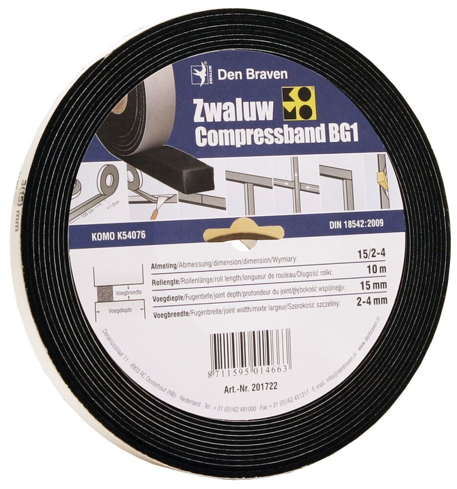 COMPRIBAND 20 X 40MM 7-12MM 4,3 MTR