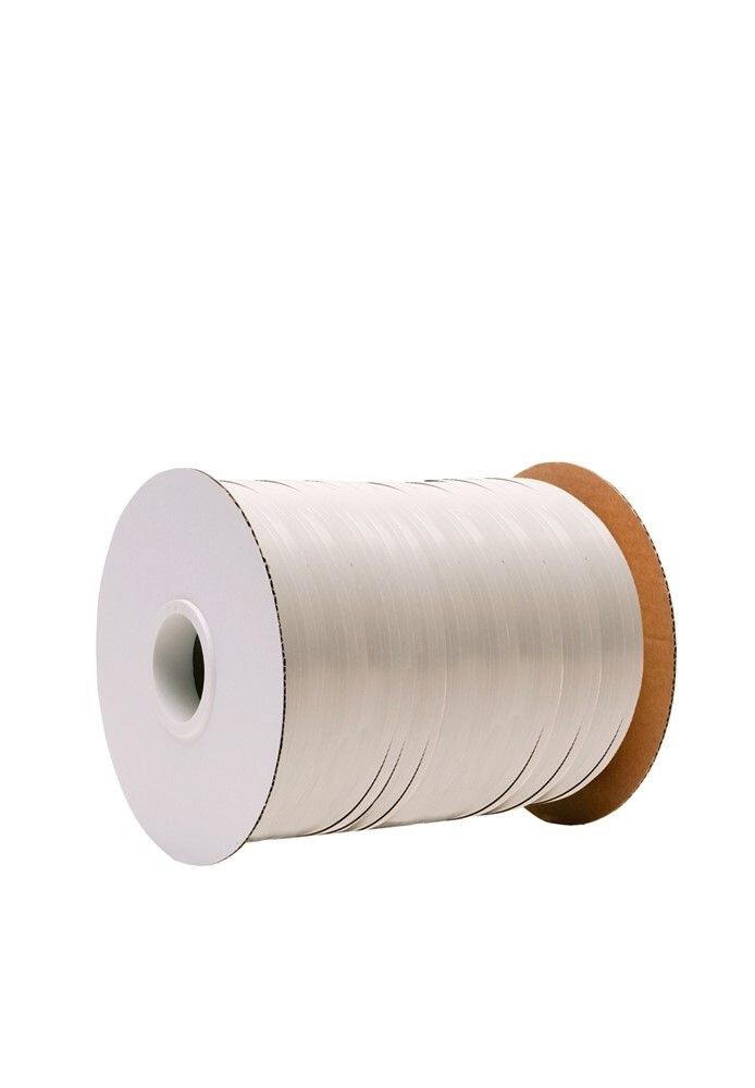PE-BAND (GLASBAND) 9 X 3MM HASPEL 400 MTR GRIJS