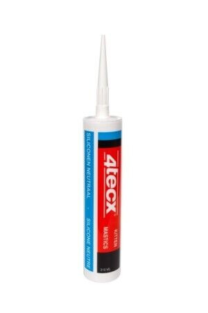 4TECX SILICONENKIT NEUTR. ZWART 310ML