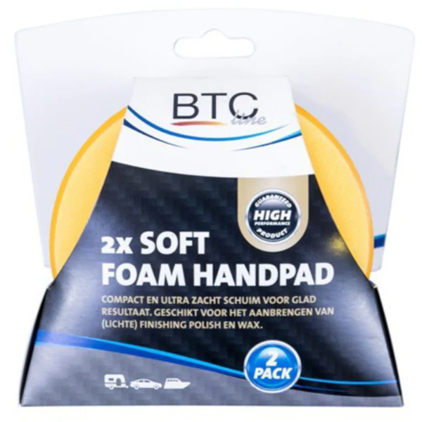 LINE BLUE SOFT FOAM HANDPADS 2 STUKS