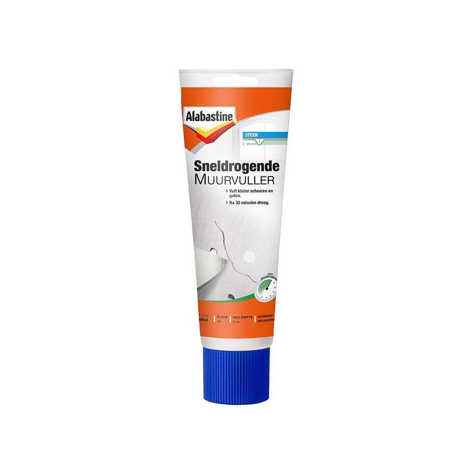 SNELDROGENDE MUURVULLER 330 GRAM