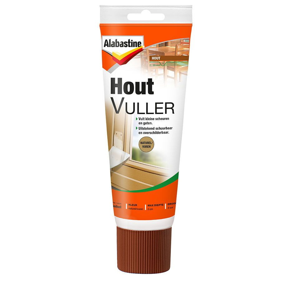HOUT VULLER NATUREL 330 GRAM