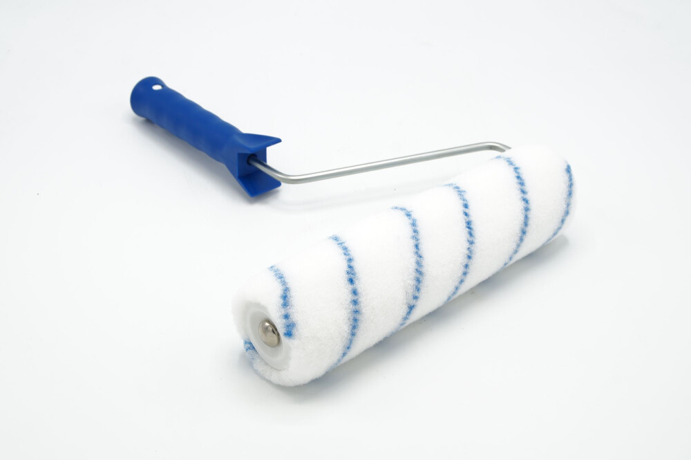 NYLON 2-K VERFROLLER BLAUWE DRAAD 25 CM