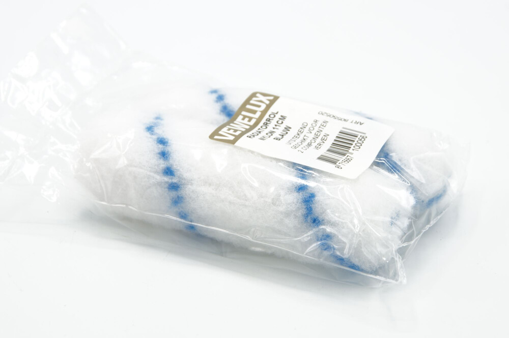 RADIATOR ROL NYLON 11CM BLAUW 2 ST