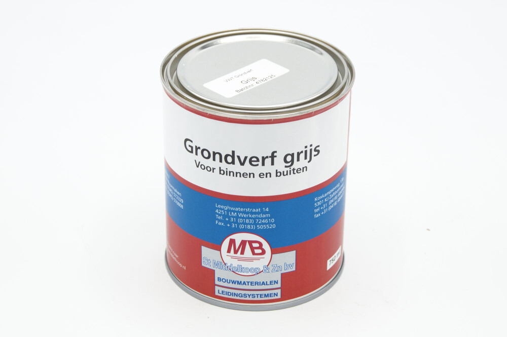MB GRONDVERF PL GRIJS 750 ML