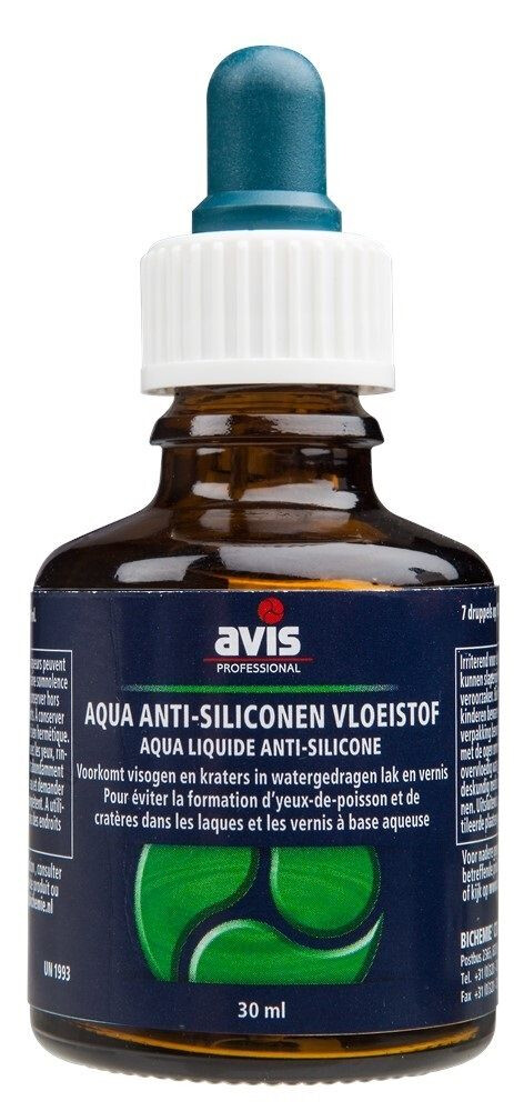 ANTI SILICONEN VLOEISTOF 30ML AQUA