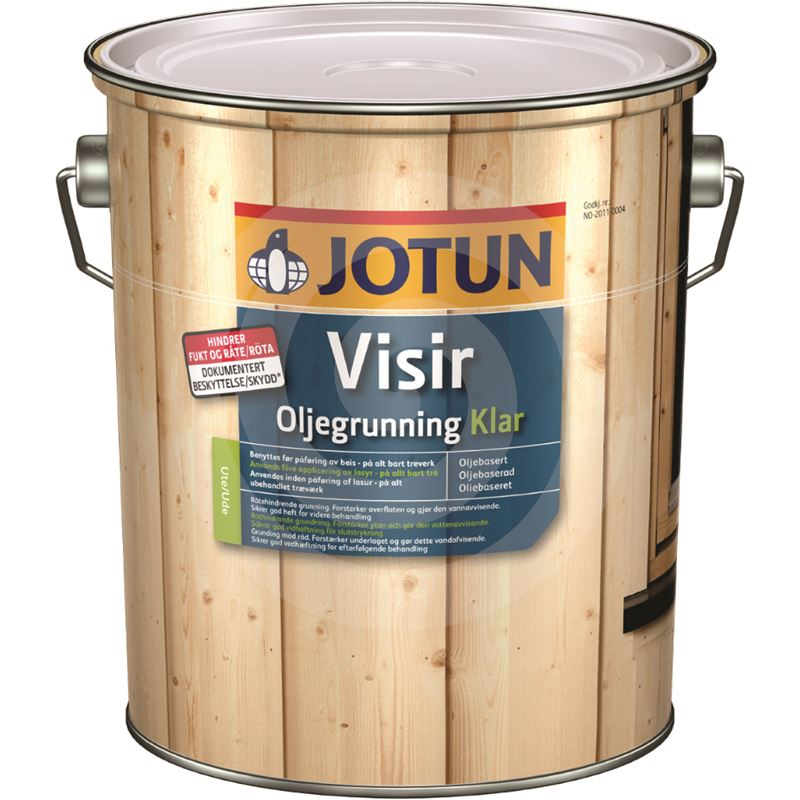VISIR OLJEGRUNNING KLAR 9 LTR NATUREL