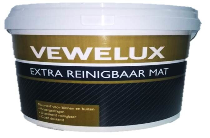 MUURVERF EXTRA REINIGBAAR 5 LITER WIT