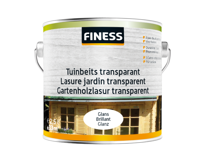 TUINBEITS GLANS TRANSPARANT 2,5 LTR KLEURLOOS