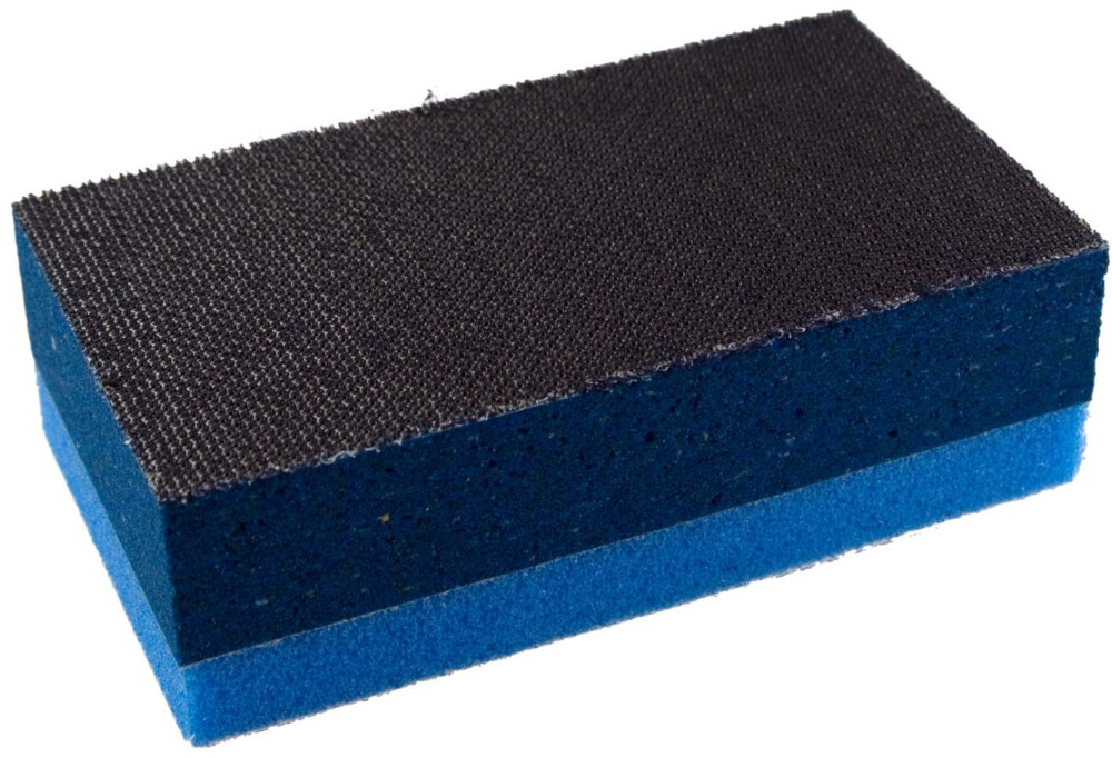 HAND SCHUURBLOK 70 X 125MM BLUE LINE