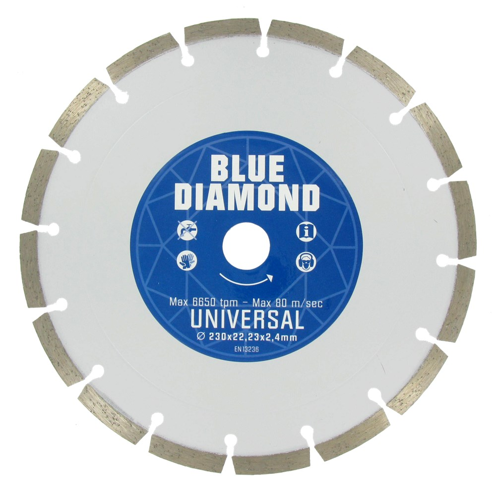DIAMANTSCHIJF UNIVERSEEL 230MM 22.2