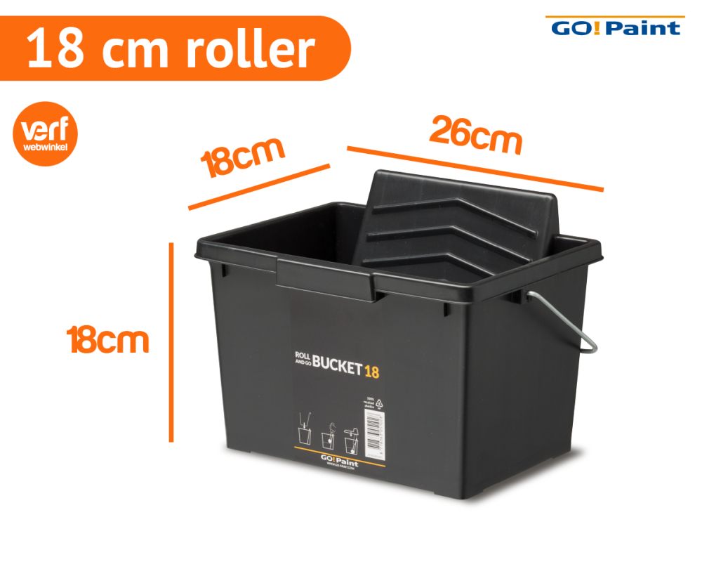 ROLL AND GO BUCKET 18 ZWART