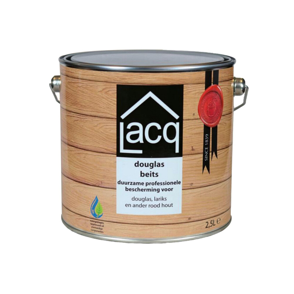 LACQ DOUGLAS BEITS 2,5LTR ZWART