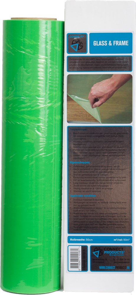 KLEEFFOLIE GROEN LPDE 50 1.0 X 100M