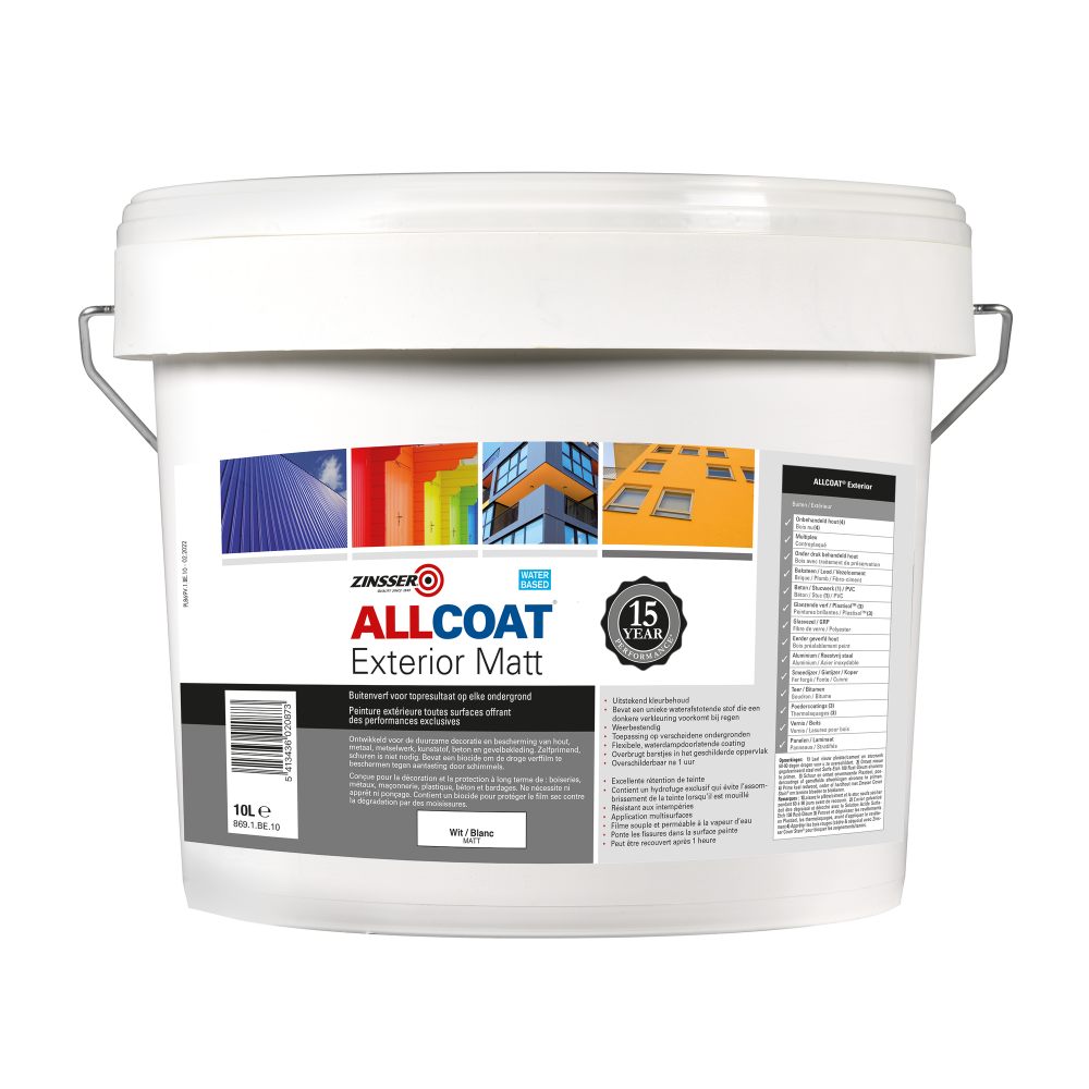 ZINSSER ALLCOAT MAT TR EXTERIOR 10L.