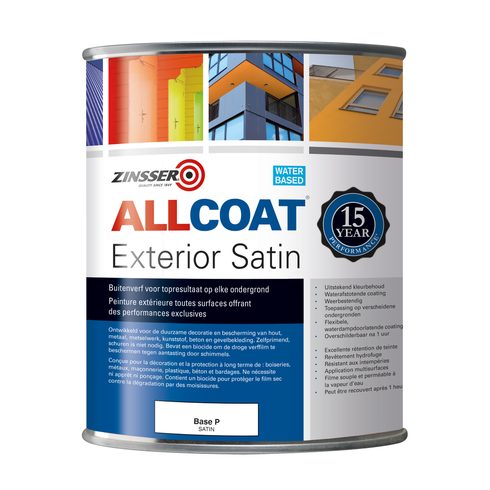 ZINSSER ALLCOAT BS TR EXTERIOR SATIN 1L