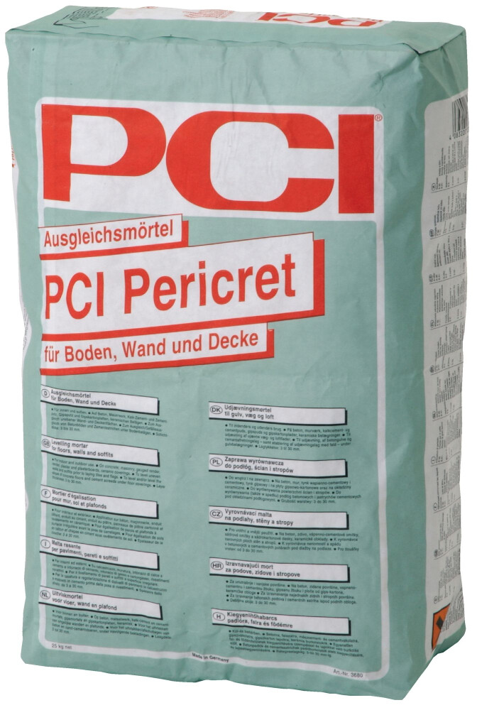 PERICRET UITVLAK MORTEL 25 KG