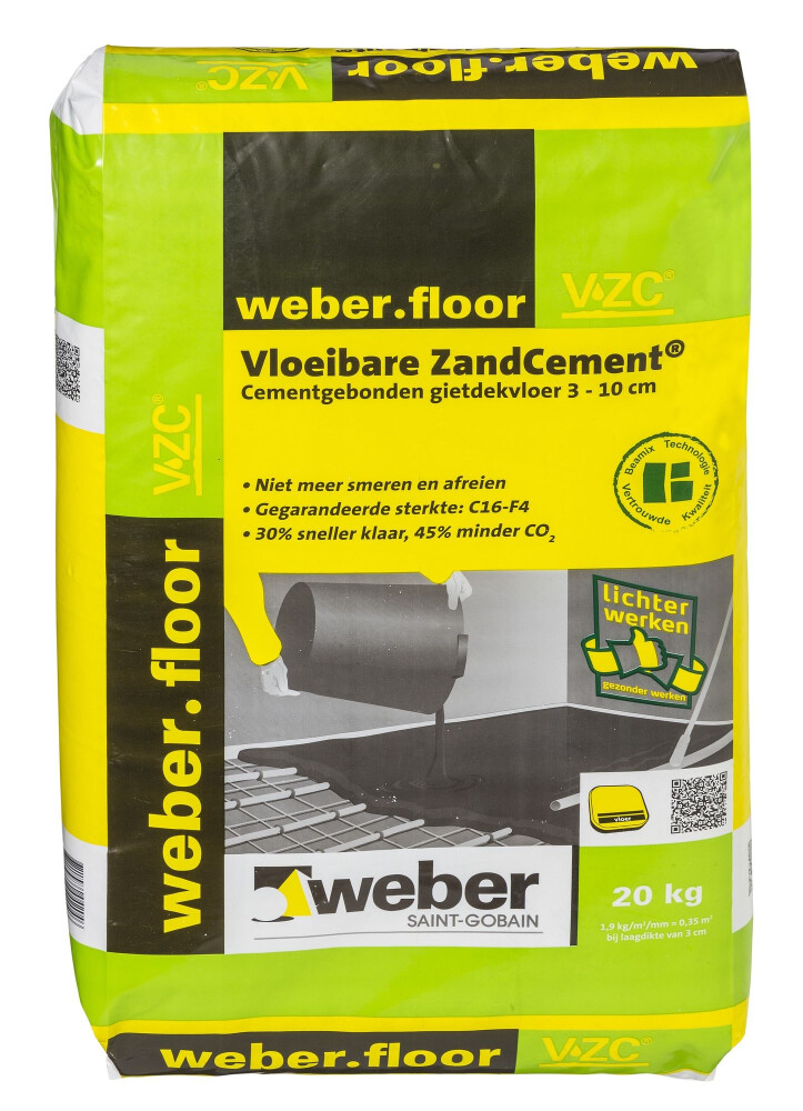 FLOOR VLOEIBARE ZAND CEMENT (VZC) 25 KG