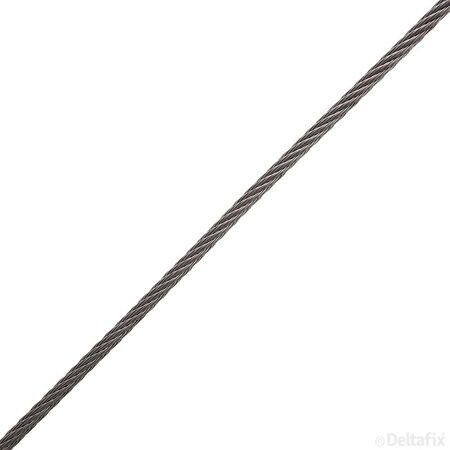 STAALKABEL 5.0MM 7 X 19 RVS (60MTR)