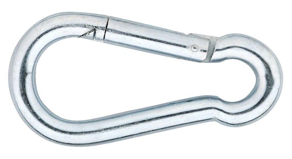 KARABIJNHAAK C-DIN 5299 80X8MM VERZINKT