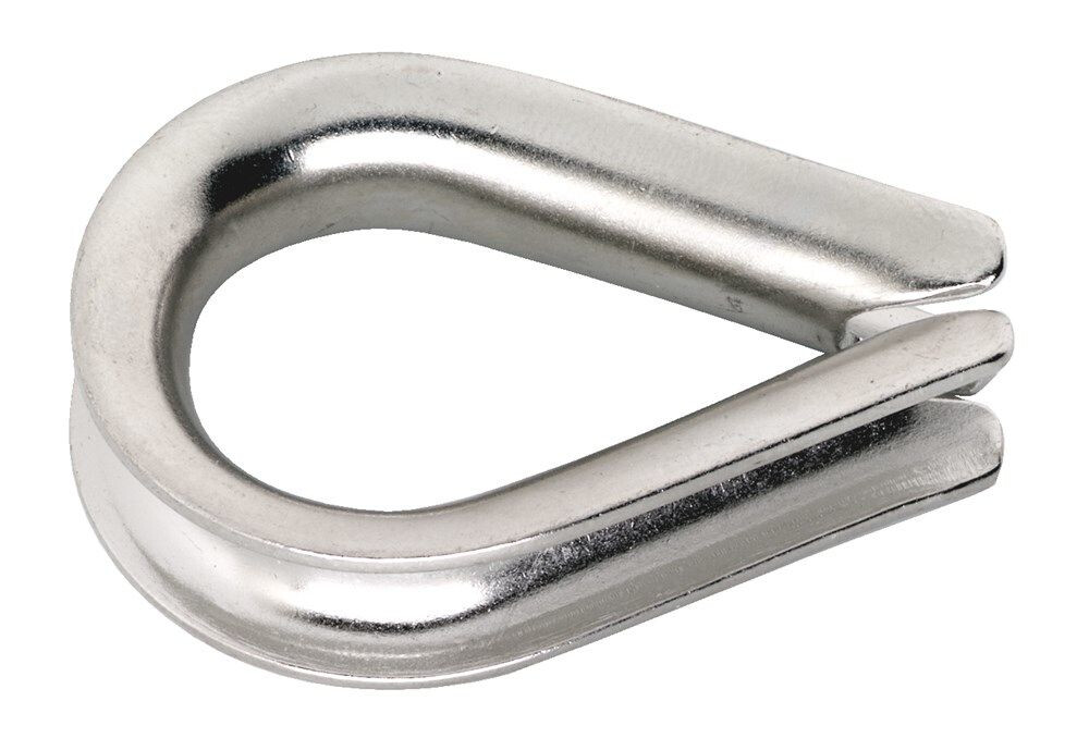 KOUS 4MM RVS AISI 316 2 ST