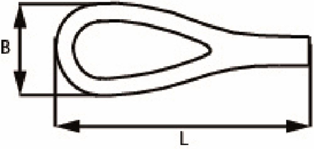 AANLEGRING HOUTDRAAD 8 X 50MM RVS 316